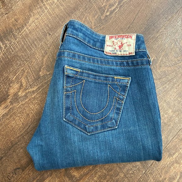 True Religion Gwen Zipper Ankle Skinny Jeans - 26 - Picture 8 of 9